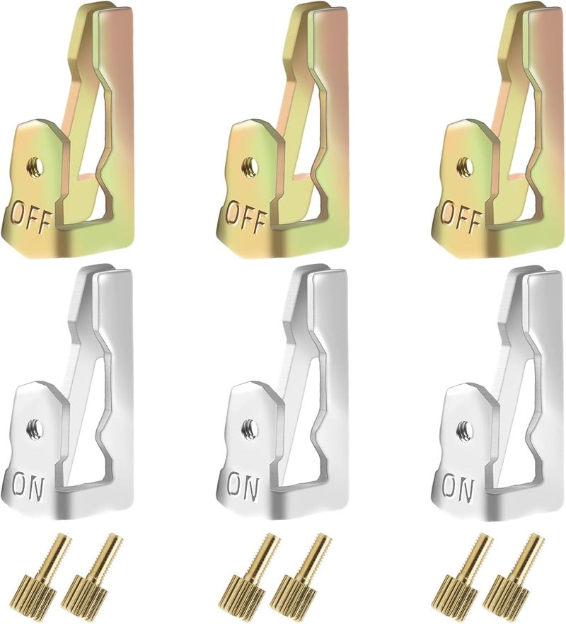 Pretwad 6 PCS Time Switch Replacement Trippers Kit Compatible with Intermatic 156T1978A for T100 Series Clock Dial Trippers Timers Intermatic Timer Parts, Pool Timer On Off Clip Parts - Image 1